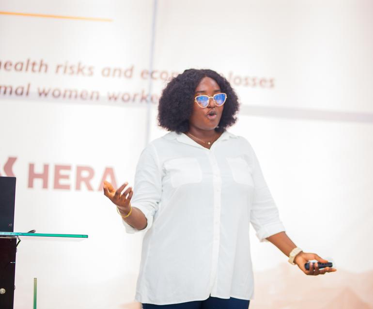 Beatrice Owusu-Appiah, a Standards and Compliance Officer at LUSPA