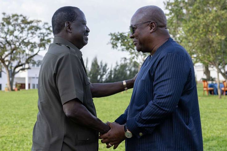 ‘A sad loss to Kenya, Africa and the World’ – Pres. Mahama mourns late Raila Odinga
