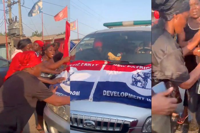 Agortime residents organise heavily attended 'funeral' for NPP amid wailing, drumming, dancing