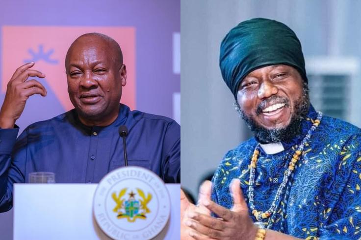 Blakk Rasta praises President Mahama’s leadership in Ghana: 'He's an angel without wings'