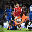 Pitch invader tackled like WWE star during Chelsea vs Man United match (Video)