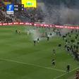 Chaos in Ligue 1 as Nantes fans invade pitch during Toulouse clash