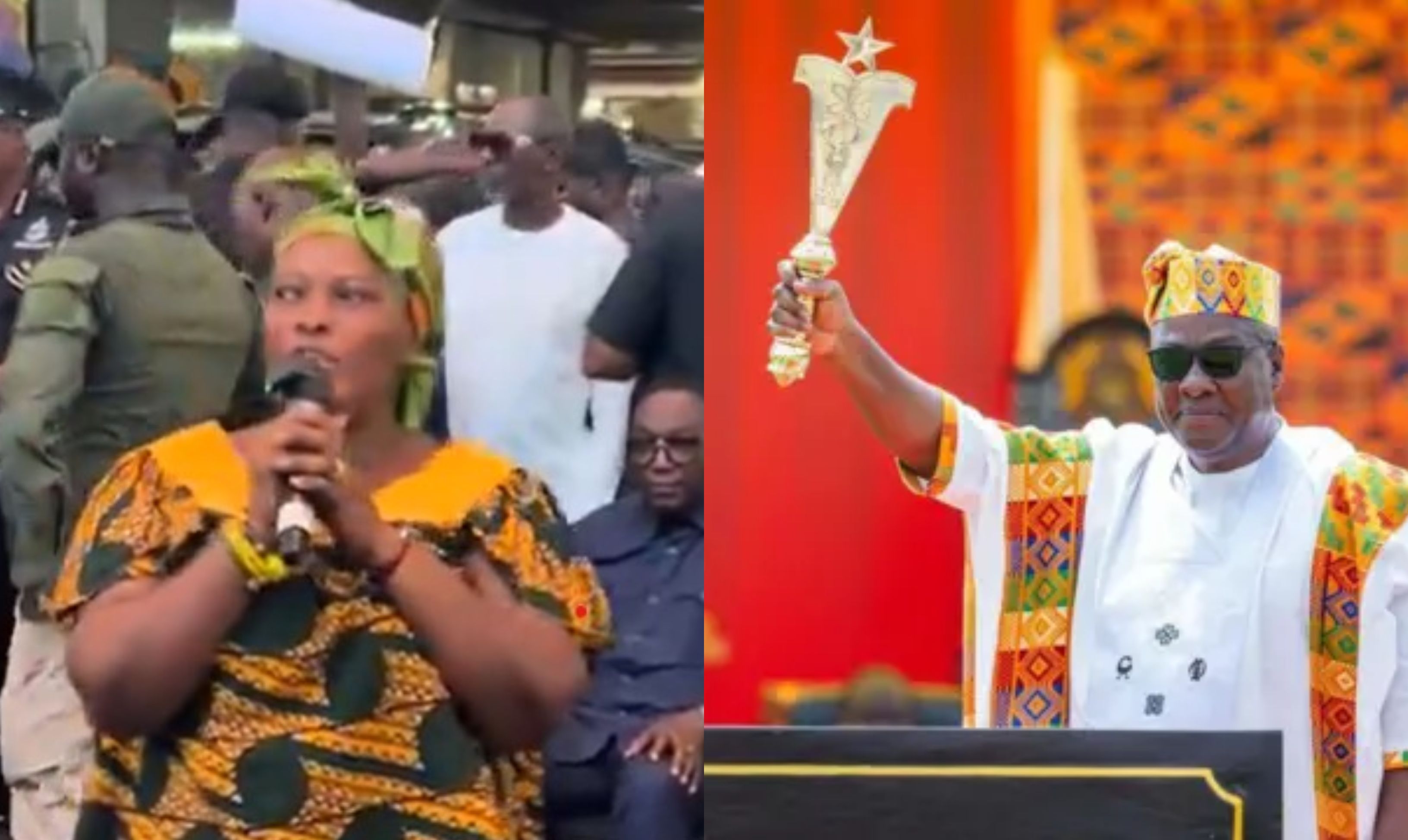 ‘We’ll support a 3rd term if you complete our market’ – Kejetia market women to Pres. Mahama