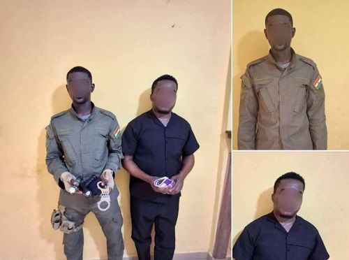 Two arrested for impersonating Gold Board Task Force officers and extorting people