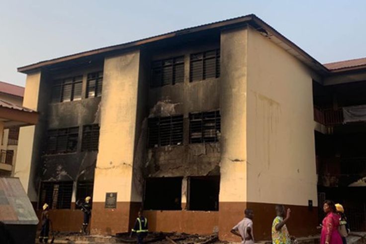 Police investigate fire outbreak at Kwashieman Cluster of Schools