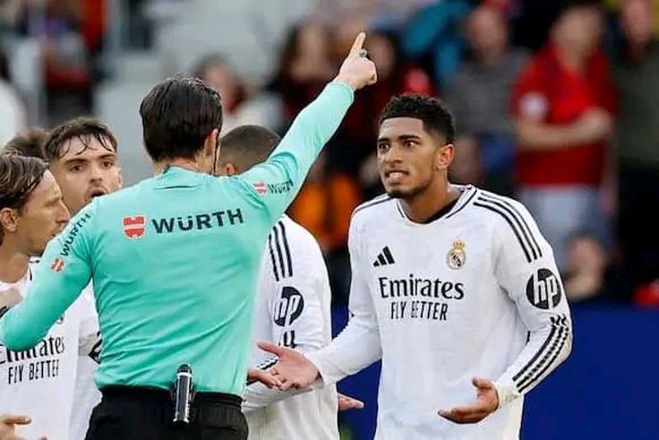 Spanish referee to face 5-year ban in Jude Bellingham red card controversy