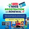 Step-by-step guide on how to register and renew your NHIS for free