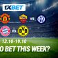 Battle of the giants in Serie A, Der Klassiker and the Northwest derby: get your adrenaline rush from the biggest matches of the week!