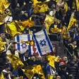 Maccabi Tel Aviv supporters at the Johan-Cruijff stadium, in Amsterdam in November 2024. Ugly confrontations unfolded after the game  Credit: ROBIN VAN LONKHUIJSEN/ANP/AFP via Getty Images