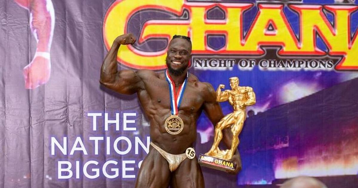 Charles Kumi wins 2024 Man Ghana Bodybuilding contest | Pulse Ghana