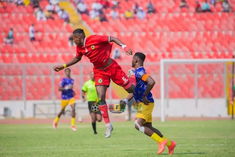 GPL: Kwame Poku scores brace as Asante Kotoko dismantle Vision FC