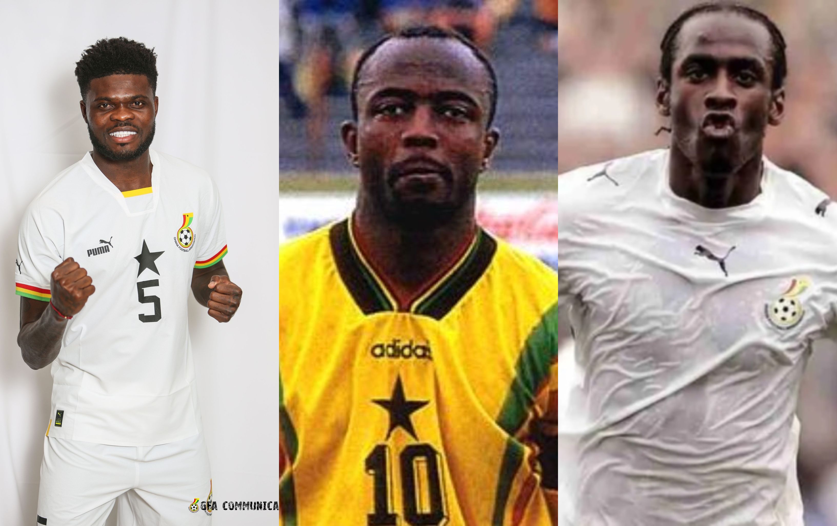 10 favourite Ghanaian footballers and where they hail from