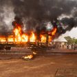 Fire destroys heritage train owned by Ibrahim Mahama in Northern Region