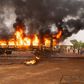 Fire destroys heritage train owned by Ibrahim Mahama in Northern Region