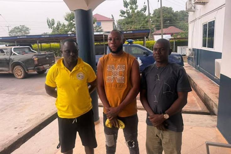 NAIMOS taskforce arrests 3 suspected galamsey kinpins, rejects GH¢119k bribe