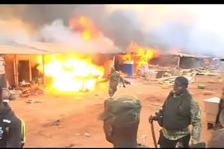 W/R: Illegal slums serving galamsey operators destroyed - Forestry boss confirms