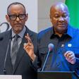 Togo's President Faure Gnassingbé (left), Rwanda's President Paul Kagame (middle) and Ghana's President John Dramani Mahama
