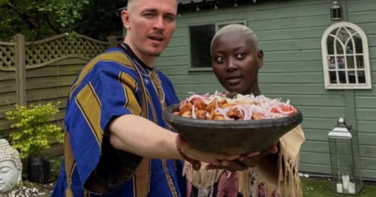 Chef Abby teams up with London food creators for viral Ghanaian cooking collab during UK tour