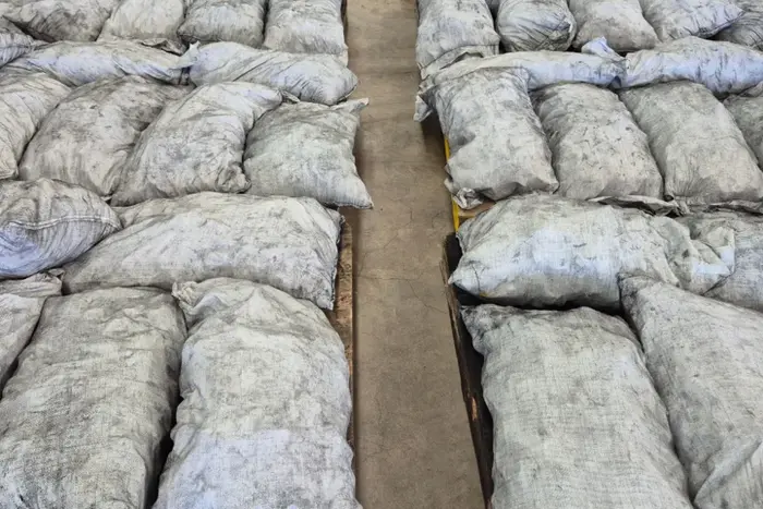 Australian authorities seized 320kg of methamphetamine hidden in a charcoal shipment from Ghana. Australian Federal Police/Australian Border Force