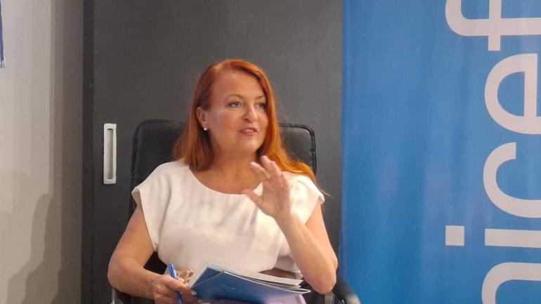 UNICEF Ghana's Chief of Social Policy and Inclusion, Pauliina Sarvilahti