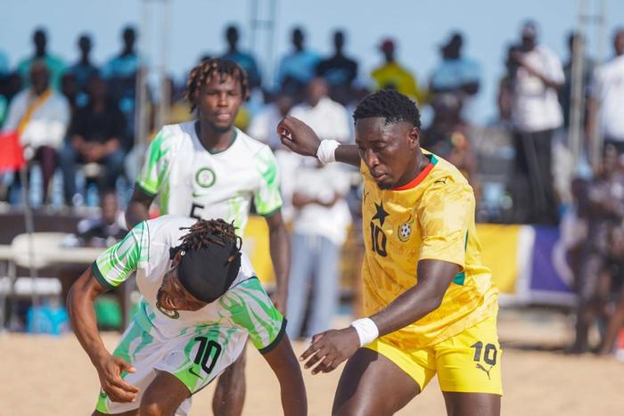 Black Sharks qualify for 2026 Beach Soccer AFCON after beating Nigeria 7-4