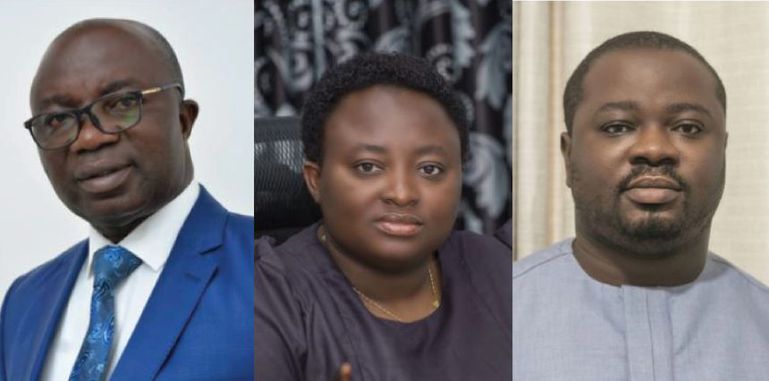 Directors of NSA: OSEI ASSIBEY ANTWI - Executive Director, GIFTY OWARE-ABOAGYE - Deputy Executive Director, General Services and KWAKU OHENE DJAN - Deputy Executive Director, Operations.