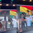 Stonebwoy and Shatta Wale share a hug on stage after President Mahama's request(Video)
