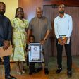 Young GWR holder Ace-Liam presents citation to John Dramani Mahama