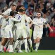 ston Villa players celebrate after winning the Europa League. Photograph: Isabel Infantes/Reuters