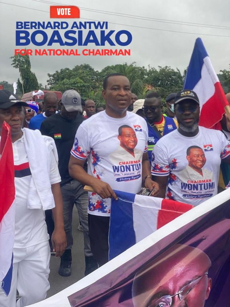 Chairman Wontumi involved in a walk on Saturday, June 20
