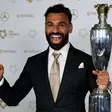 Mohamed Salah is the first player ever to win the award three times. / Darren Staples/AFP via Getty Images