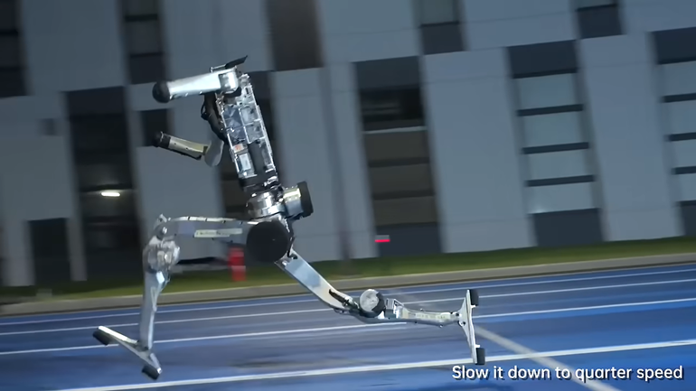 Unitree said Superman has legs measuring 0.85 metres and was built as an experimental platform for advancing high-speed humanoid movement.