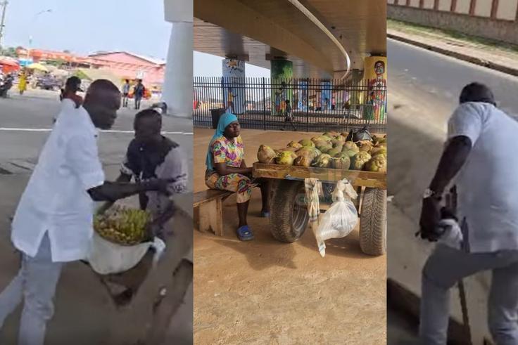 Angry Titus Glover sacks hawkers from newly-commissioned flower pot interchange