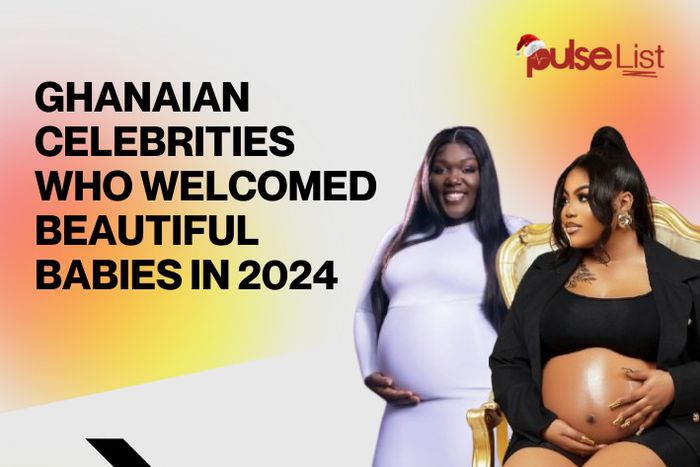 Ghanaian celebrities who welcomed beautiful babies in 2024