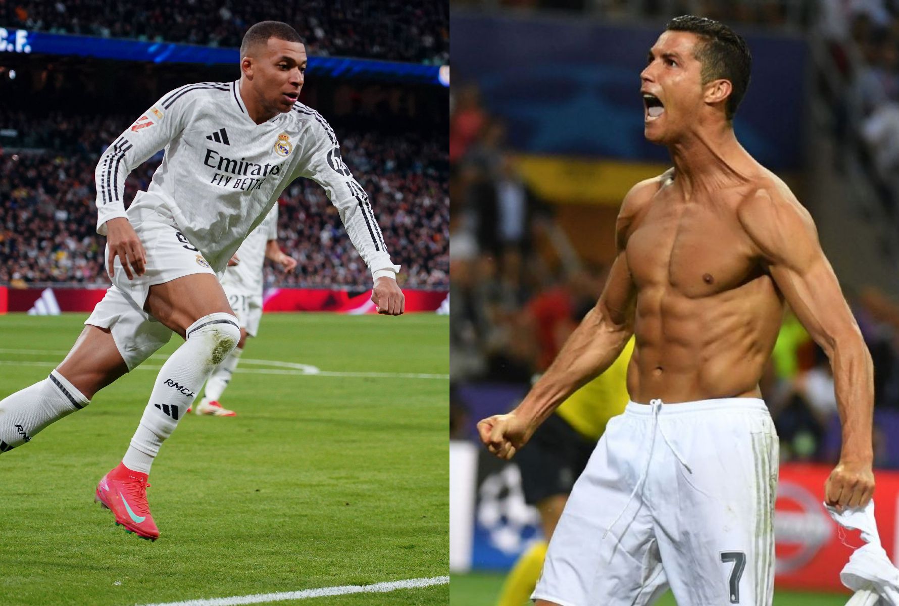 Comparing Kylian Mbappe\'s record at Madrid after 30 matches with Cristiano Ronaldo’s