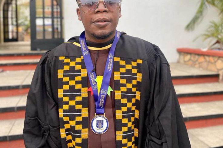 Ephraim Ayeh Oracca-Tetteh, the visually impaired student who broke UG’s record with 4.0 GPA