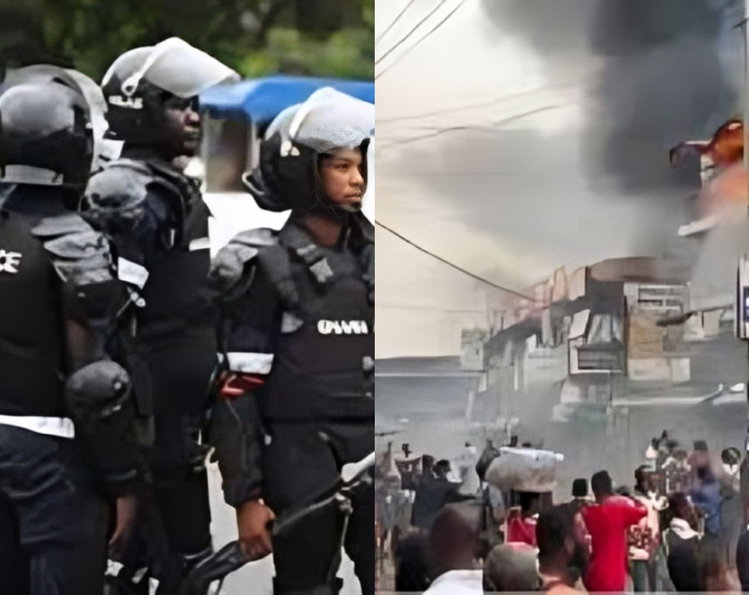 Police arrest looters amid fire outbreak at Adum PZ [Video]