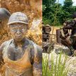Galamsey: Soldiers arrest illegal miner who covered himself in mud [Video]