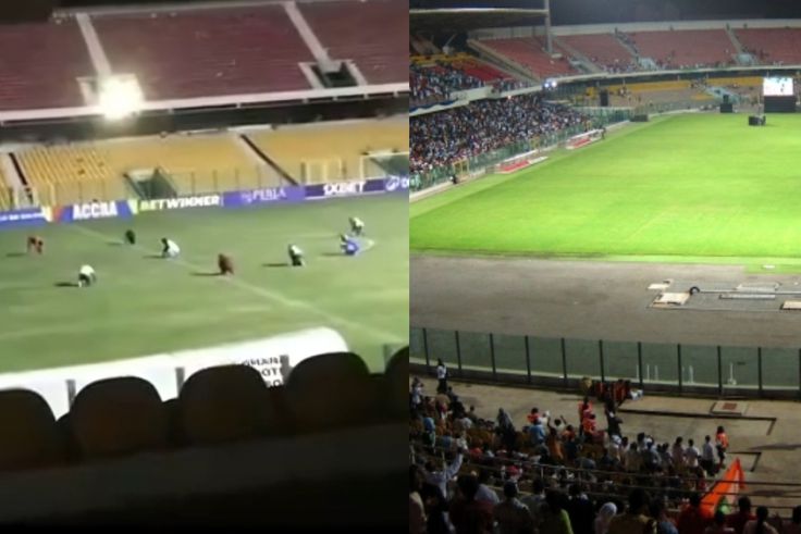 Ghana vs Chad: Pastors, believers hold midnight prayers at Accra Stadium [Video]