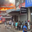 Affected Adum fire traders protest against evacuation directives from NADMO