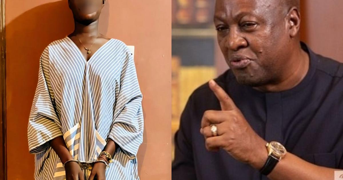 Woman arrested for threatening President John Mahama on TikTok