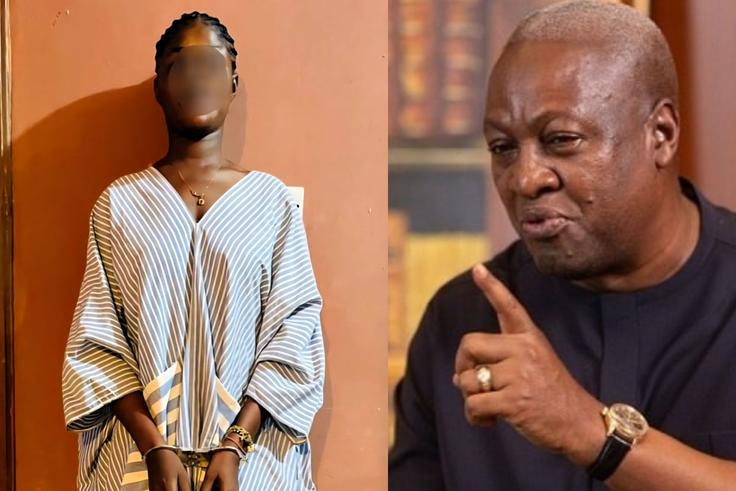 Woman arrested for threatening President John Mahama on TikTok