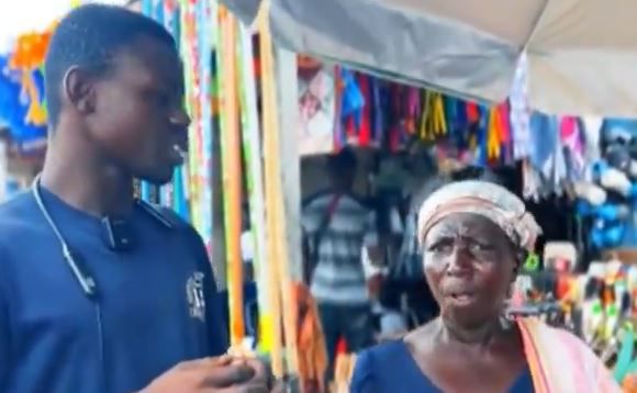 'Ghanaians should let Mahama be president for 8 more years' - Market woman (Video)