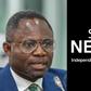 Health Minister, Kwabena Mintah Akandoh (left) and South African news outlet (SABC) logo (right)