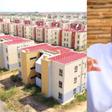Image of the Saglemi housing project (left) and President Mahama (right)