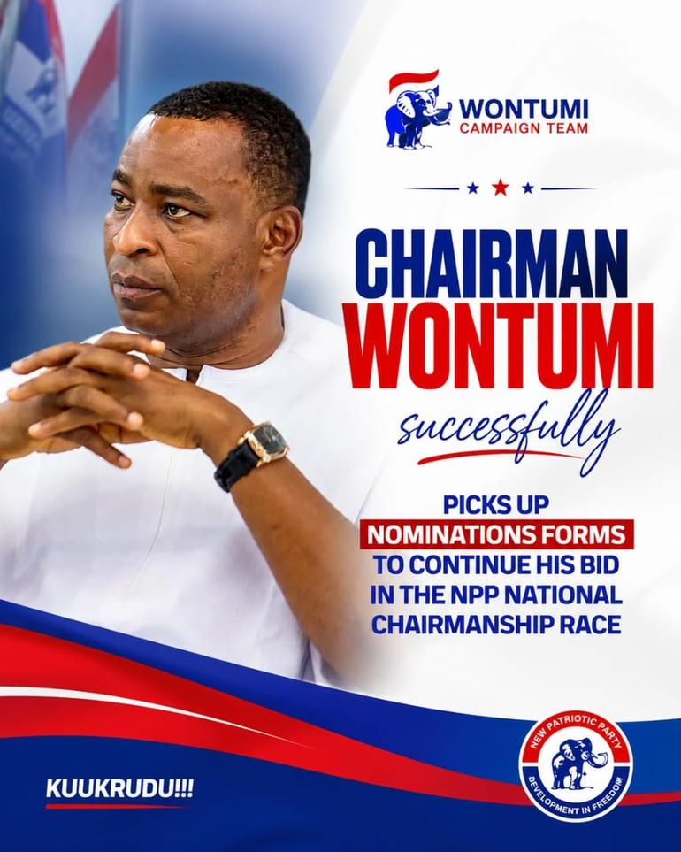 Wontumi picks NPP chairmanship nomination forms despite 20-year prison sentence