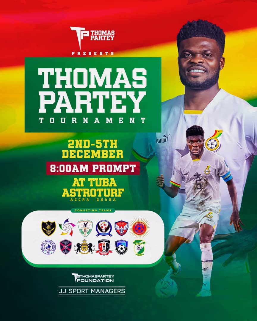 Thomas Partey launches youth football tournament to unearth Ghana’s future stars