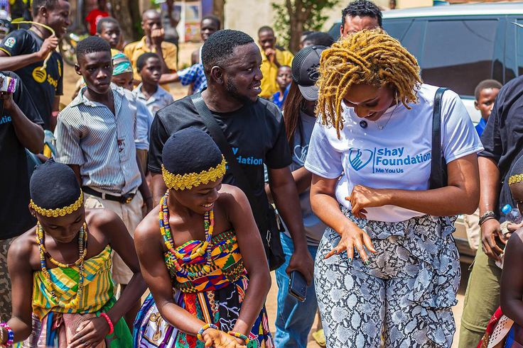 Wendy Shay brings support to Manhean M/A basic school on World Children’s Day