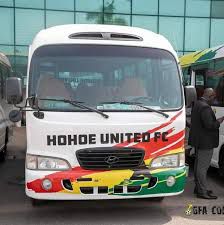 24 hours later, bus donated by GFA to Hohoe United undergoes repairs at ‘fitter’ shop