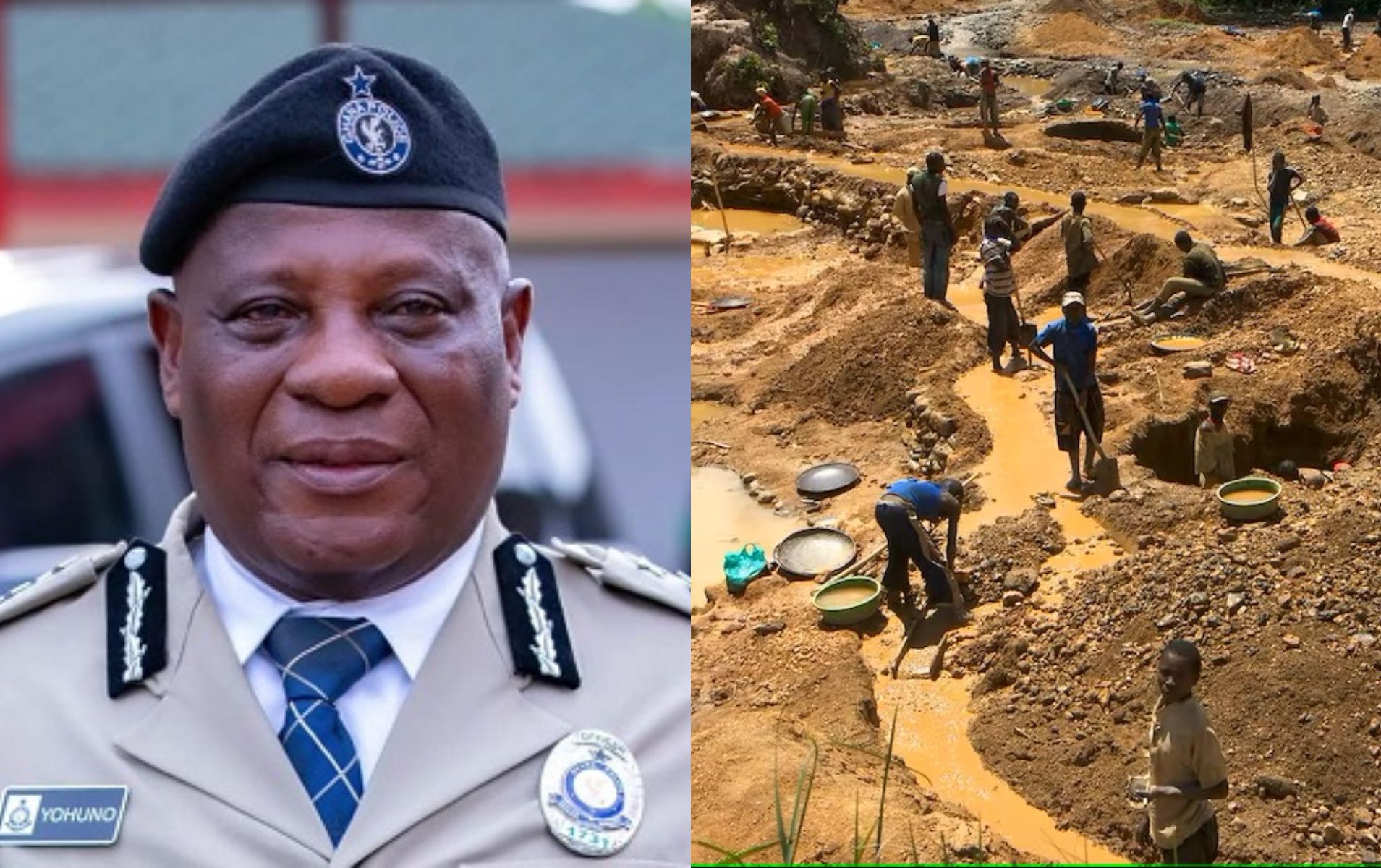 Galmasey: IGP Yohuno declares war on illegal mining